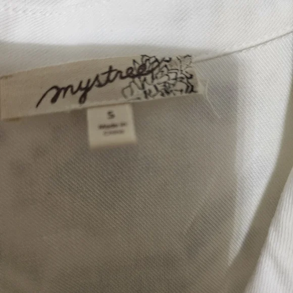 Mystree White Polo Collar Sundress - Picture 4 of 4